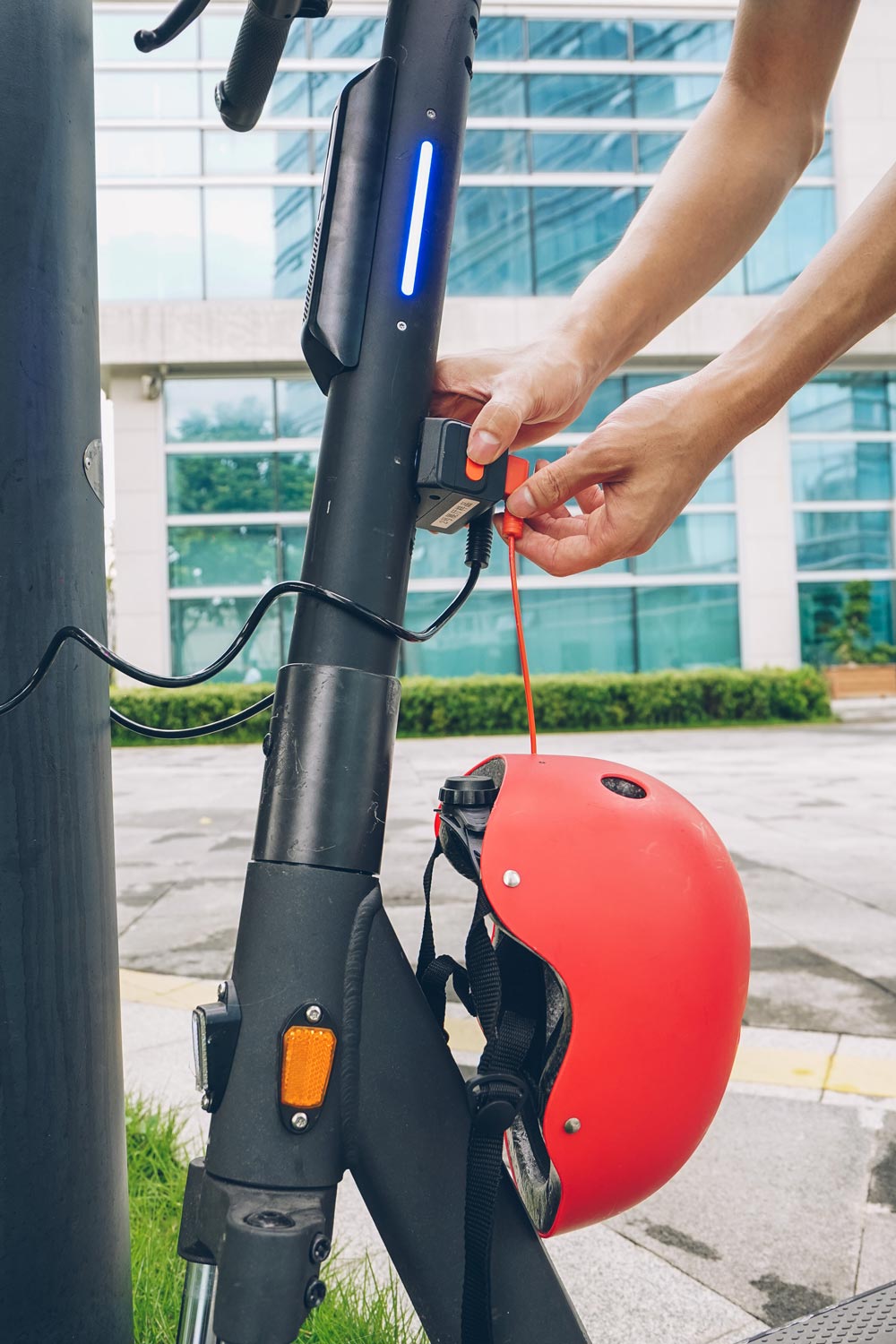 ebike lock with alarm