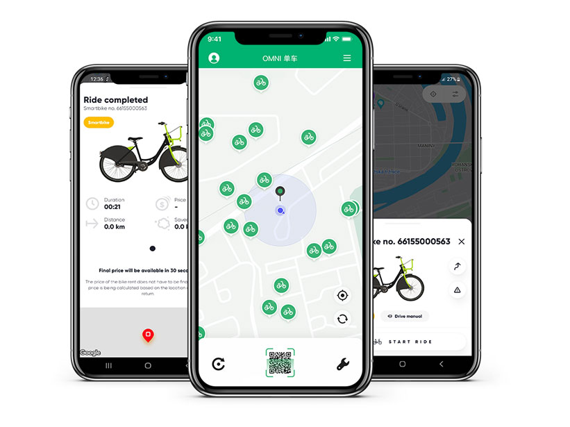 bike sharing app