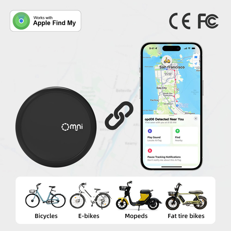 OPD06 Smart Tracker Works with Find My for Positioning and Tracking