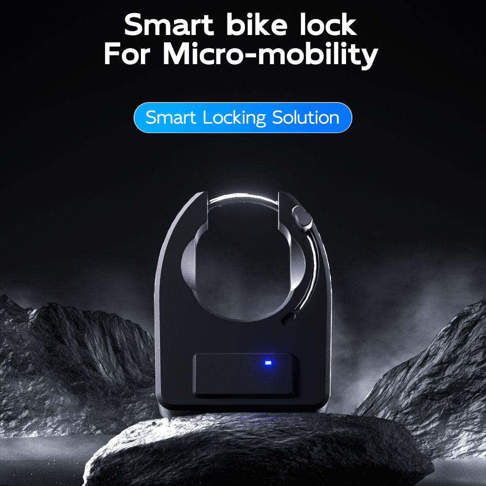 Electric Bike Lock Works with E-bike Rental APP for E-bike Rental Service