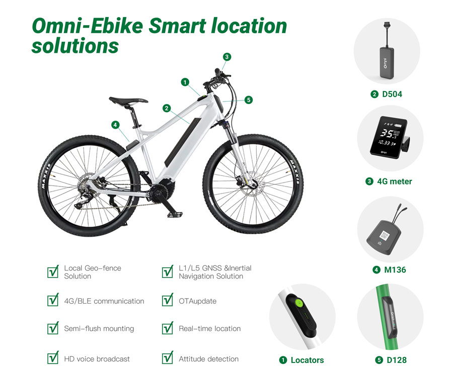 electric bike lock system