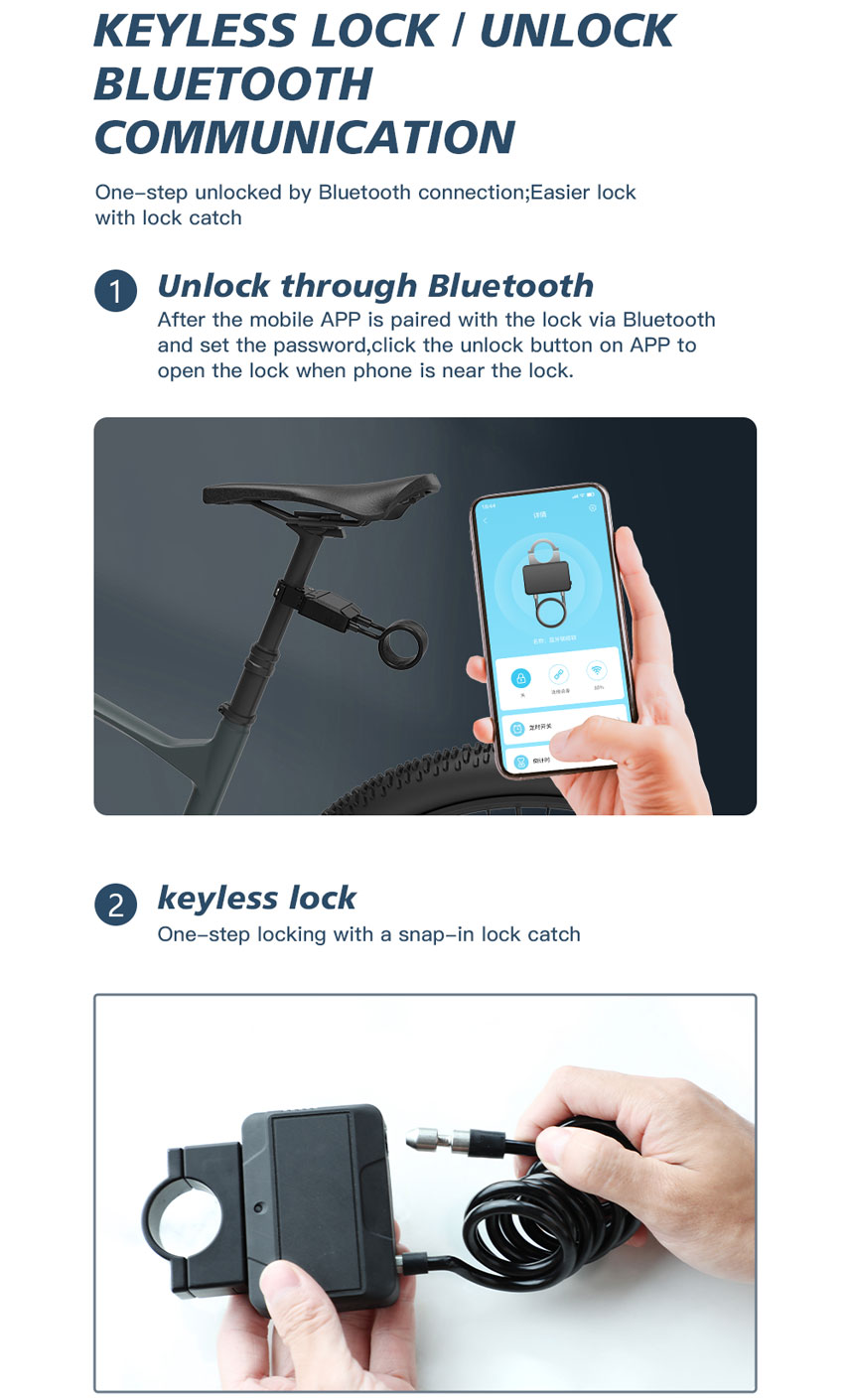 bluetooth bike lock