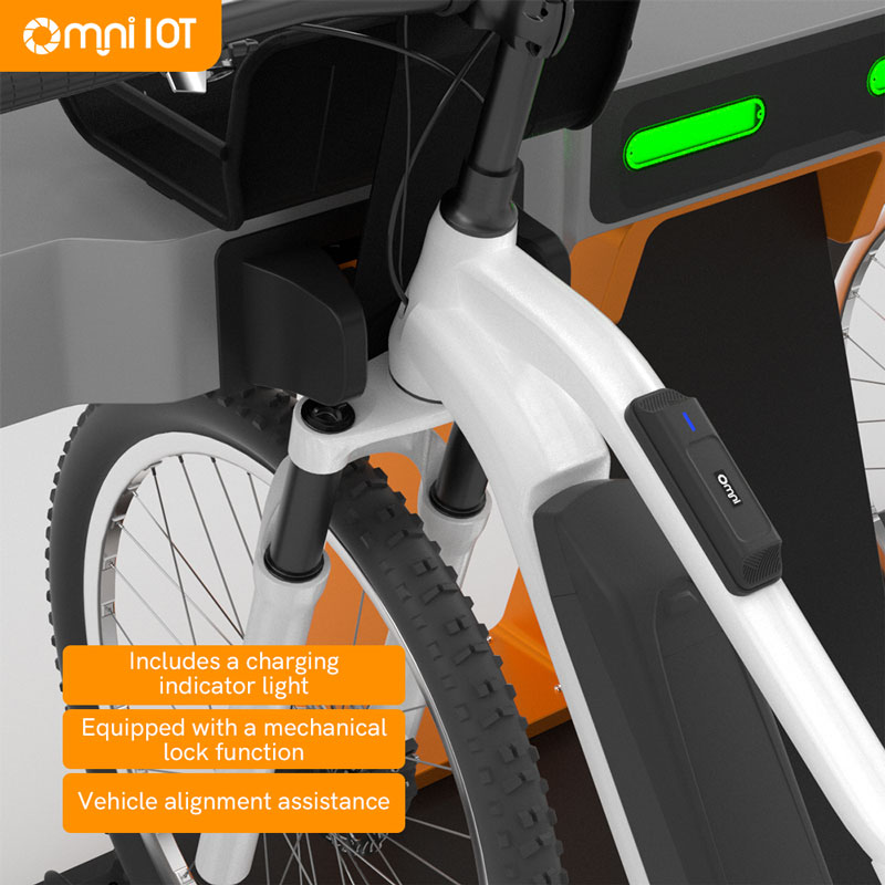 Wireless Automatic Electric Bicycle Charging Station