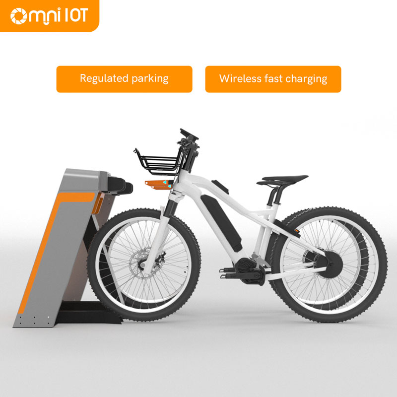 Wireless Automatic Electric Bicycle Charging Station