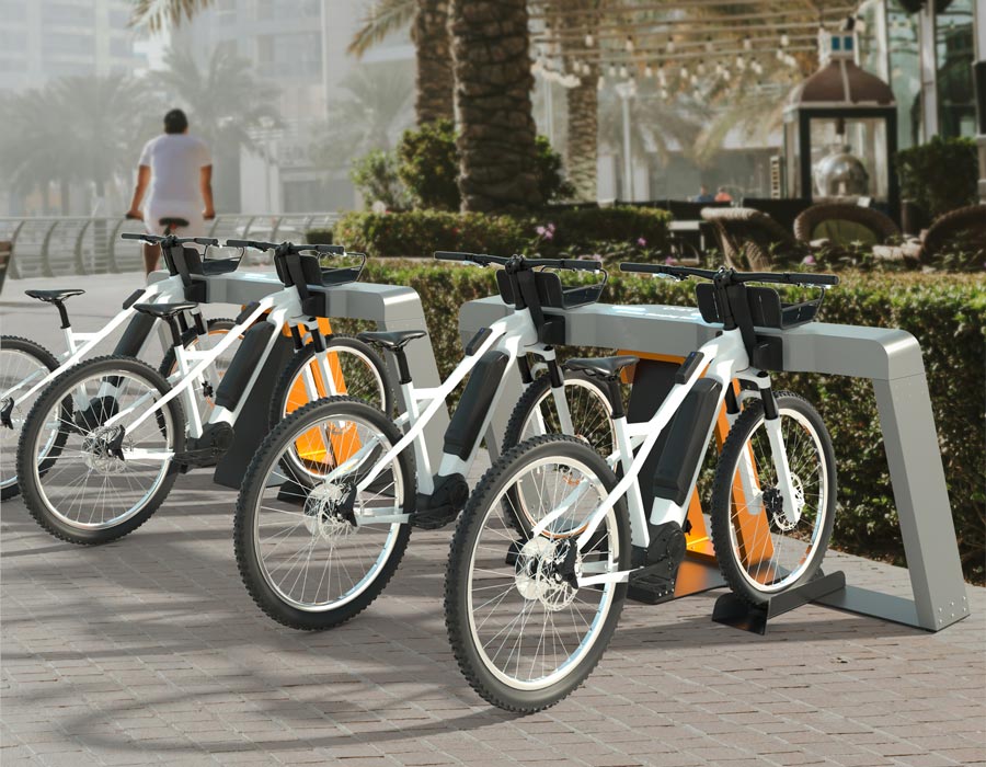 e-bike charging points