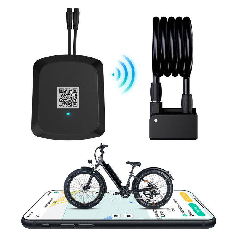 Ebike GPS Tracker with QR Code System Auto Lock Unlock in E-bikes