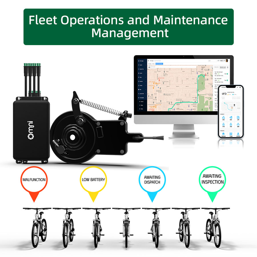 M113 IoT Device + Wheel Lock Solution for E-Bike Sharing & Rental
