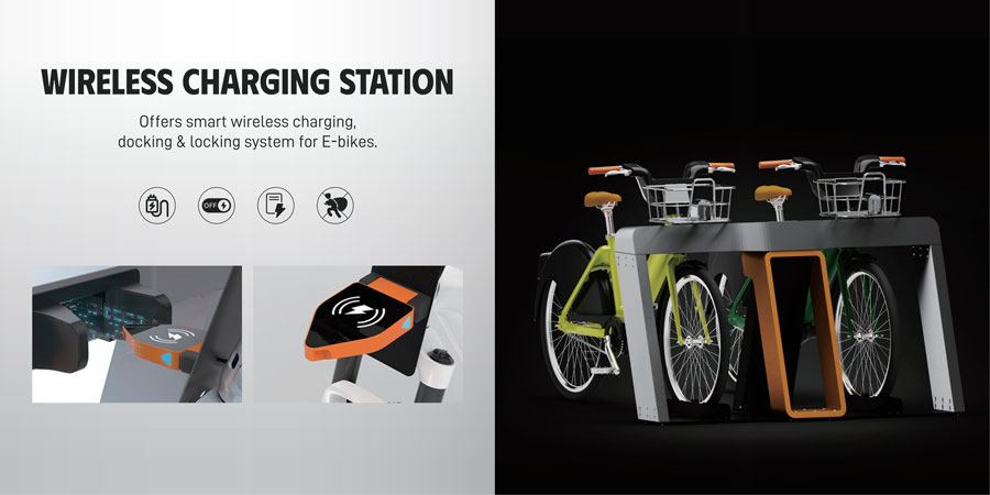 e-bike charging points