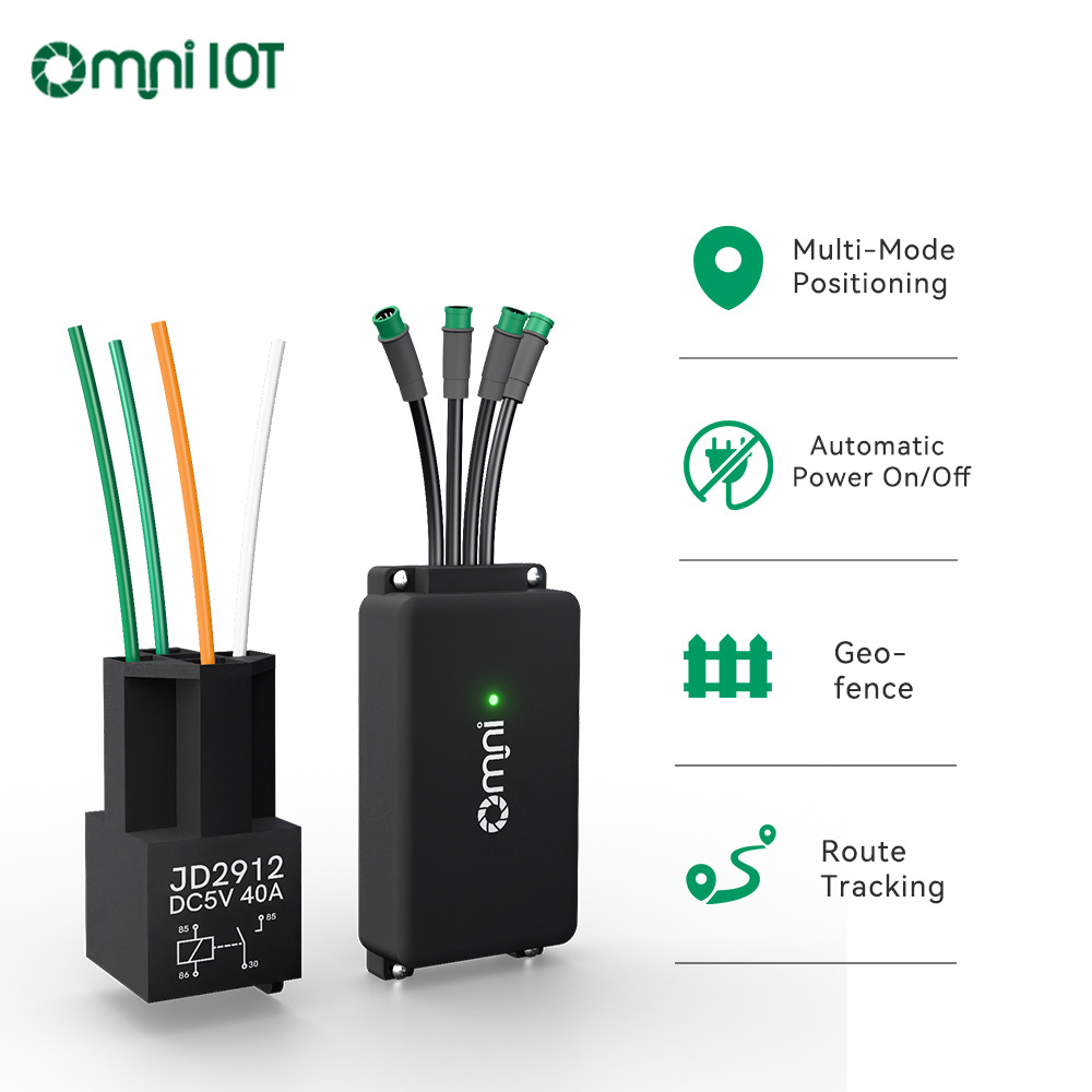 IoT Device with Relay: Auto Unlock & Lock, Real-time Tracking for E-Mopeds